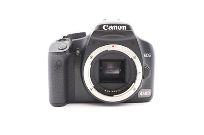 Canon EOS 450D DSLR Digitalkamera Kamera Kit 18-55mm III Objektiv – Refurbished