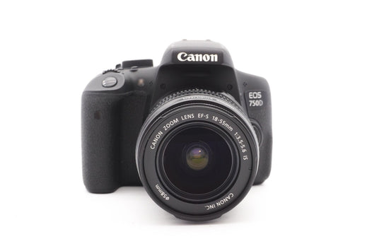 Canon EOS 750D Digitalkamera + EF-S 18-55mm IS Kamera DSLR Kit | Refurbished