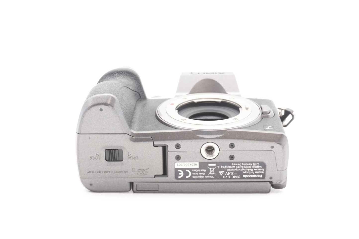 Panasonic Lumix G70 + 14-42mm Kit Systemkamera DSLM 16MP 4K Silber | Refurbished