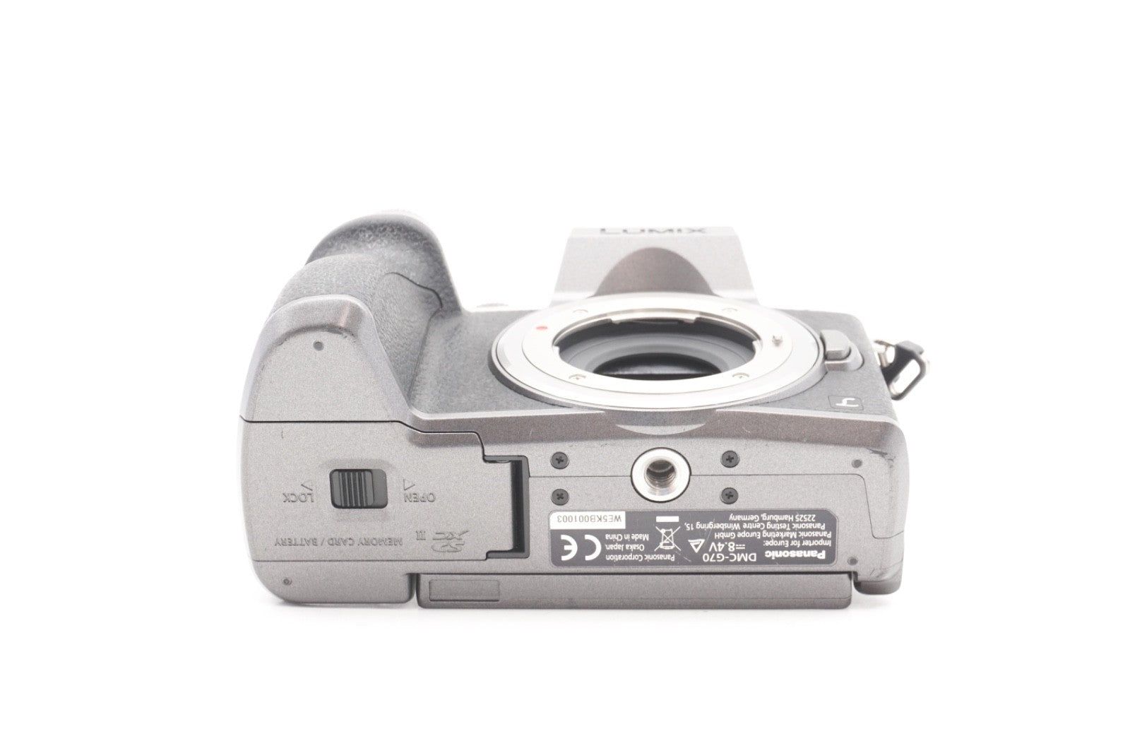 Panasonic Lumix G70 + 14-42mm Kit Systemkamera DSLM 16MP 4K Silber | Refurbished