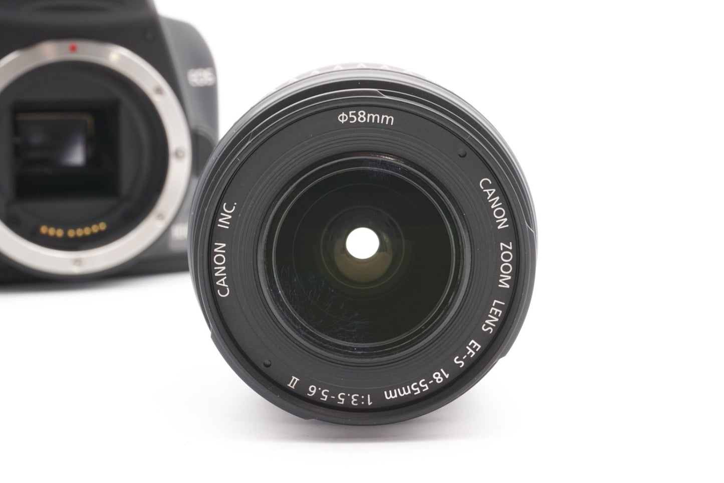 Canon EOS 1000D DSLR Digitalkamera Kamera Kit 18-55mm Objektiv – Geprüft