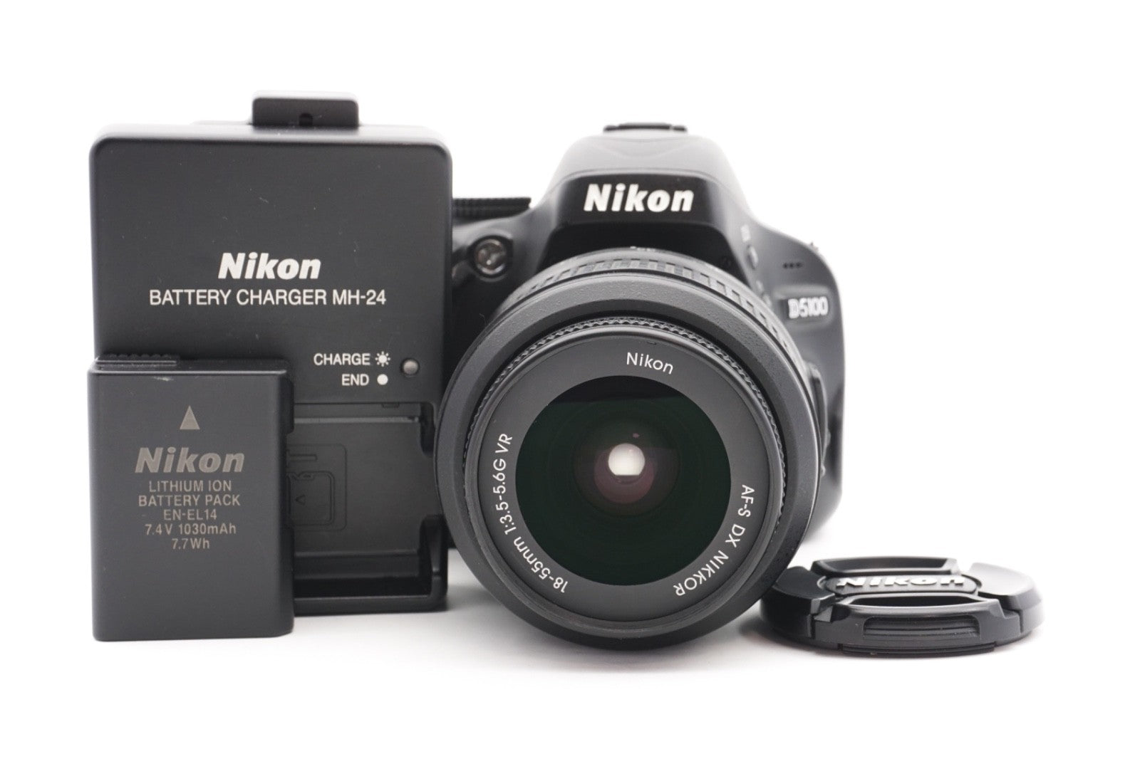 Nikon D5100 Digitalkamera + AF-S 18-55mm G VR Spiegelreflex Kamera – Refurbished