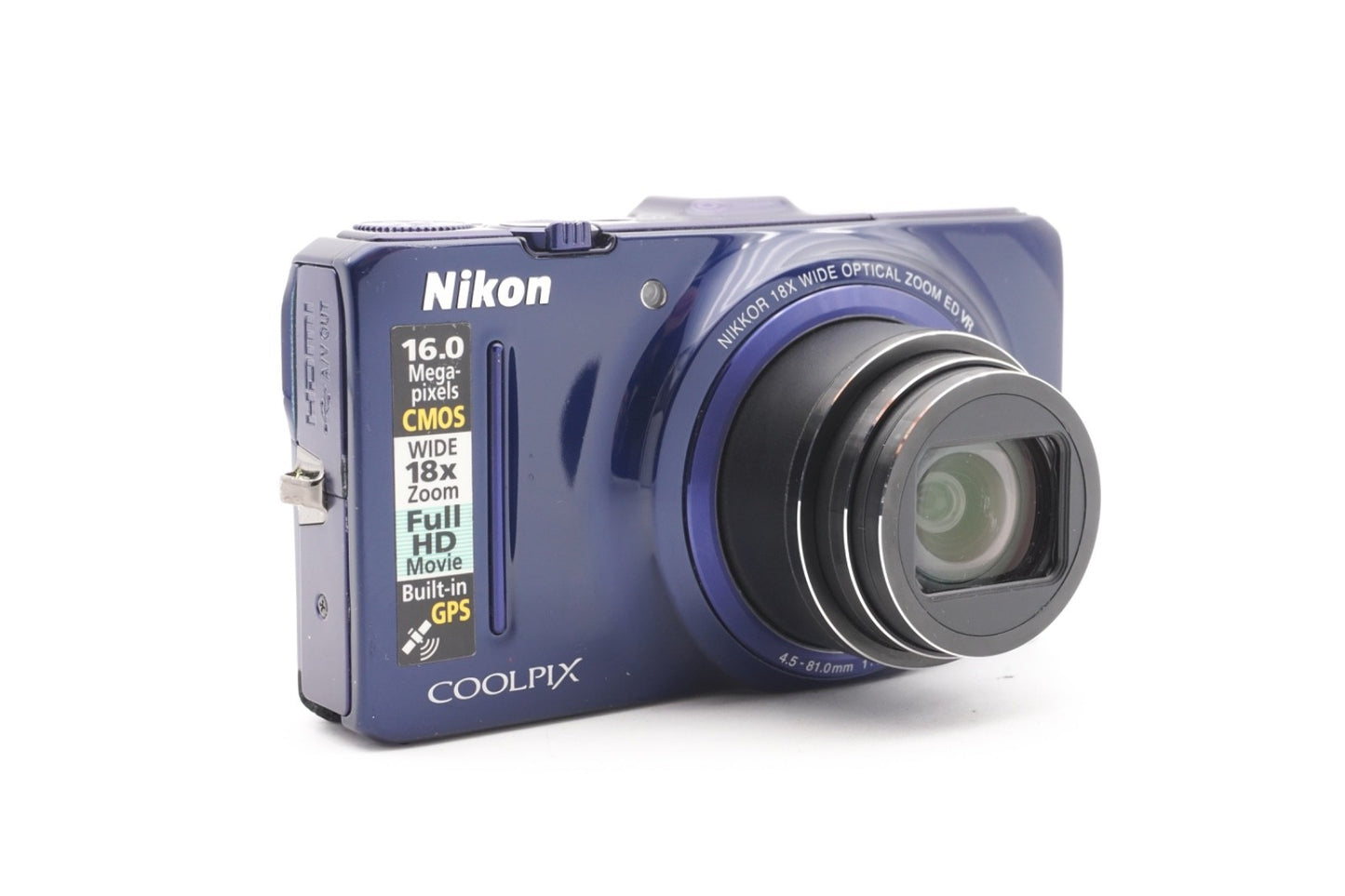 Nikon Coolpix S9300 Digitalkamera Kamera Kompaktkamera 18x Zoom - Refurbished