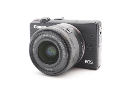 Canon EOS M100 Systemkamera Digitalkamera Kamera Kit 15-45mm Lens – Refurbished