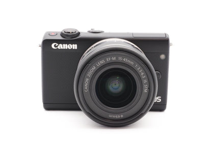 Canon EOS M100 Systemkamera Digitalkamera Kamera Kit 15-45mm Lens – Refurbished