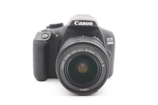 Canon EOS 1300D Digitalkamera DSLR Kamera + EF-S 18-55mm III Kit | Refurbished