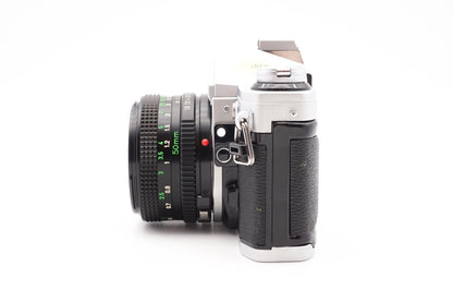 Canon AE-1 Kamera + 50mm Objektiv analoge Spiegelreflexkamera SLR - Gewartet