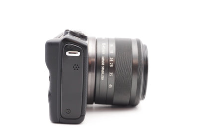 Canon EOS M100 Systemkamera Digitalkamera Kamera Kit 15-45mm Lens – Refurbished