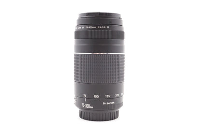 Canon EF 75-300mm f4-5.6 III Objektiv Zoom Telezoom Reisezoom Lens | Refurbished
