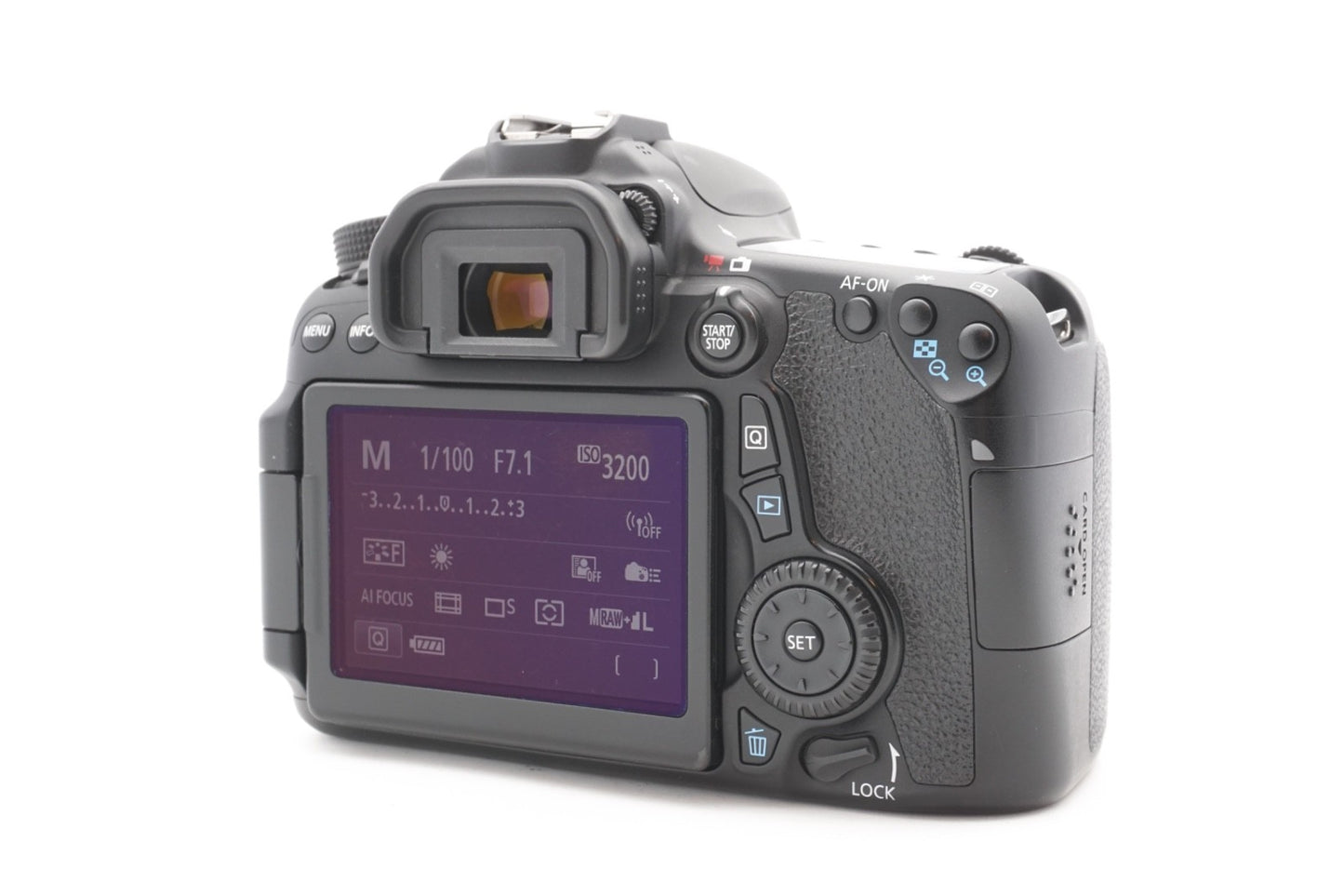 Canon EOS 70D DSLR Digitalkamera Kamera Kit EF-S 18-55mm Objektiv – Refurbished