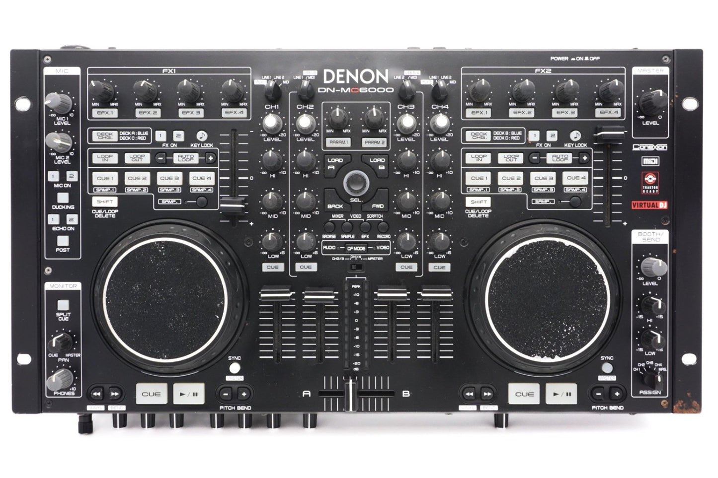Denon DN-MC6000 DJ Controller USB MIDI 4-Kanal Mixer – Refurbished