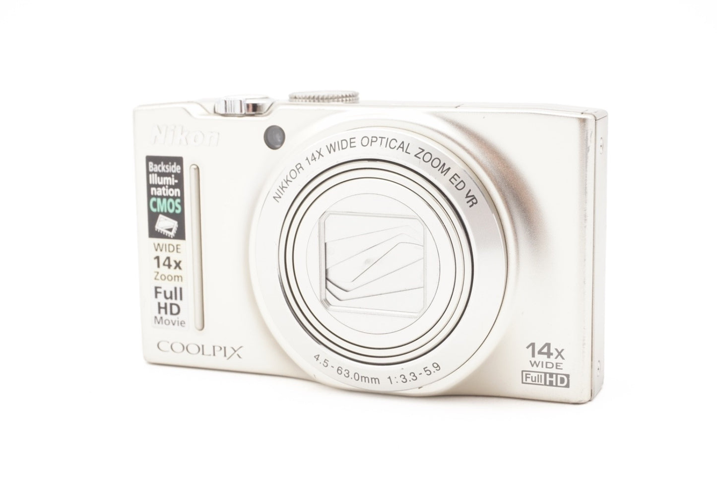 Nikon Coolpix S8200 Digitalkamera Kamera Kompaktkamera 14x Zoom - Refurbished