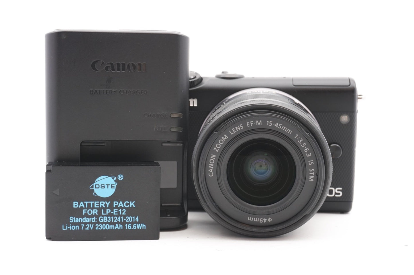 Canon EOS M100 Systemkamera Digitalkamera Kamera Kit 15-45mm Lens – Refurbished