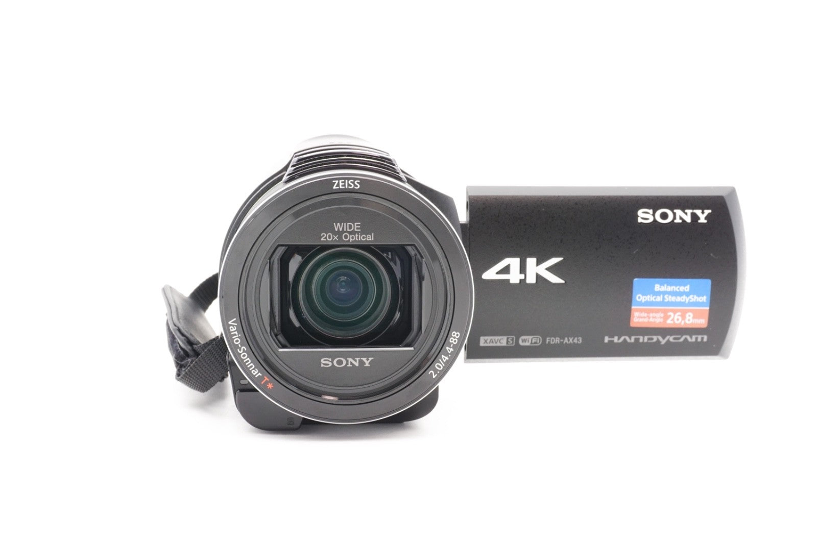 Sony FDR-AX43 4K Camcorder Videokamera 20x Zoom Stabilisierung – Refurbished