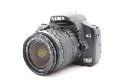 Canon EOS 450D DSLR Digitalkamera Kamera Kit 18-55mm III Objektiv – Refurbished