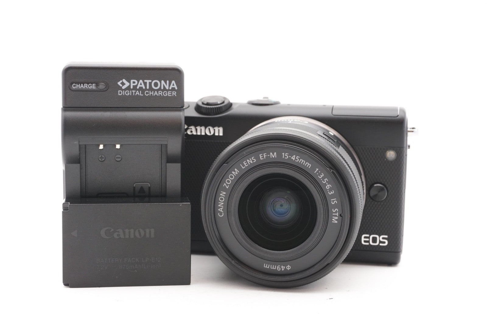 Canon EOS M100 Systemkamera Digitalkamera Kamera Kit 15-45mm Lens – Refurbished