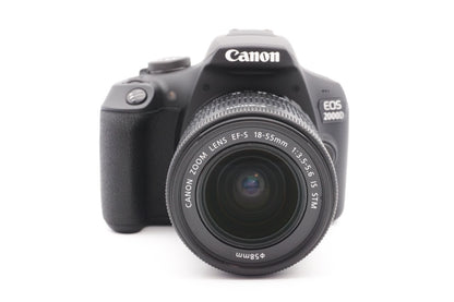 Canon EOS 2000D Digitalkamera DSLR Kamera + EF-S 18-55mm IS STM | Refurbished