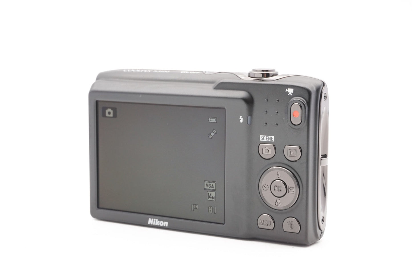 Nikon Coolpix S3100 Digitalkamera 14MP Kamera Schwarz Kompaktkamera Refurbished