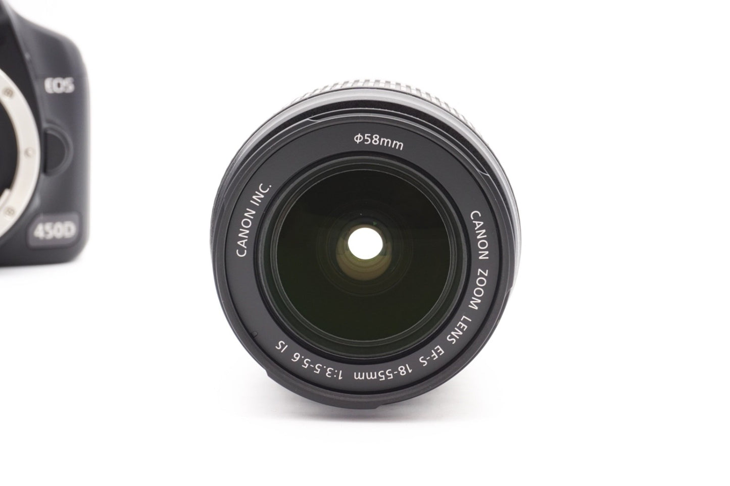 Canon EOS 450D DSLR Digitalkamera Kamera Kit 18-55mm IS Objektiv – Refurbished