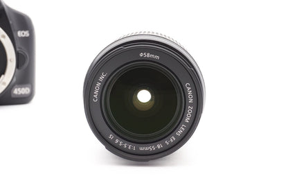 Canon EOS 450D DSLR Digitalkamera Kamera Kit 18-55mm IS Objektiv – Refurbished