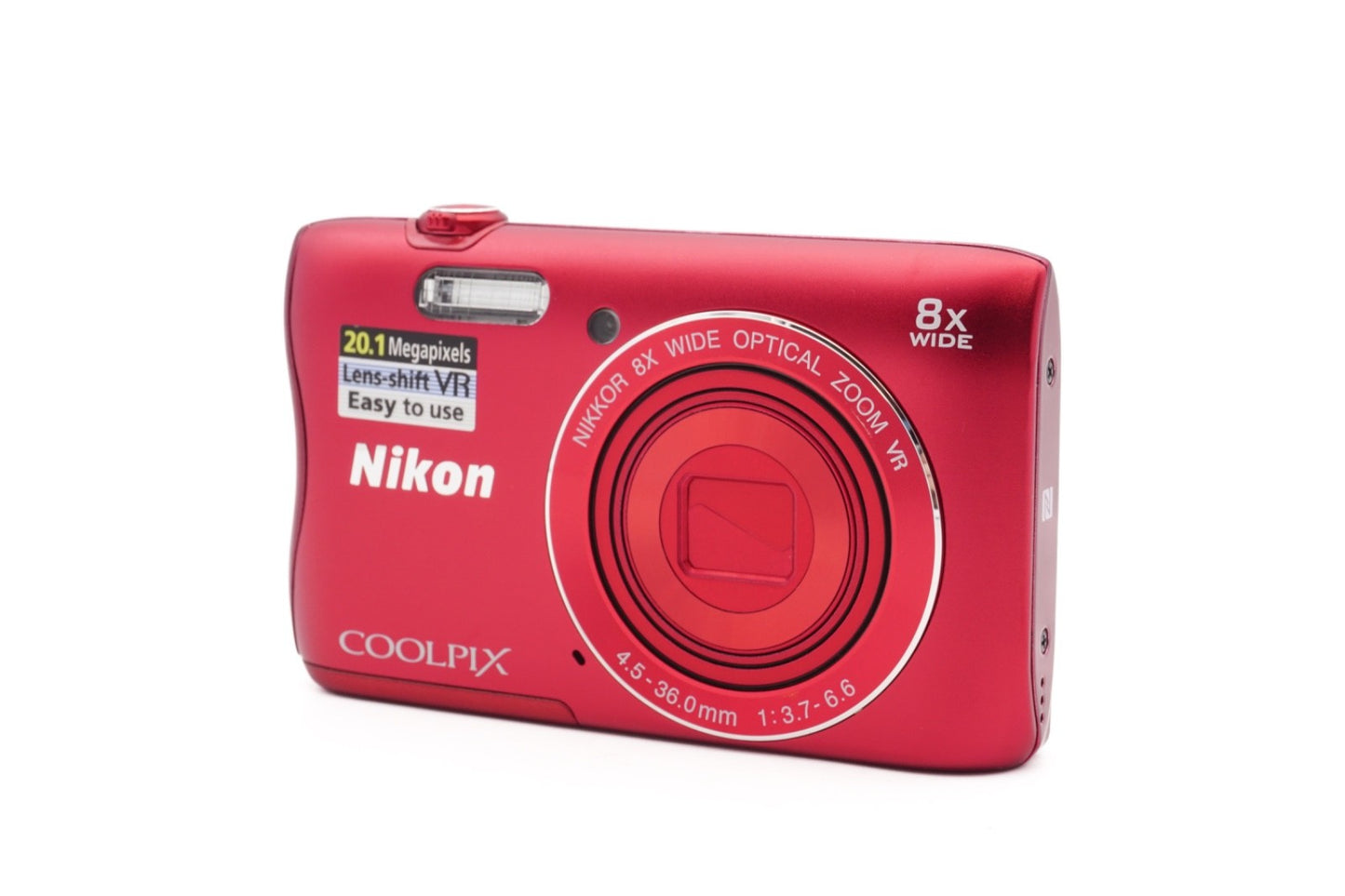 Nikon Coolpix S3700 Digitalkamera Kamera Kompaktkamera Touchscreen – Refurbished