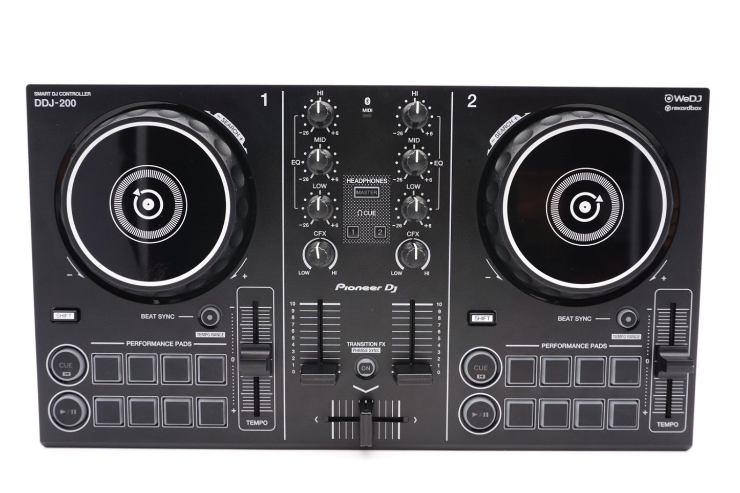 Pioneer DDJ-200 Smart DJ Controller 2-Deck Mischpult USB – Refurbished