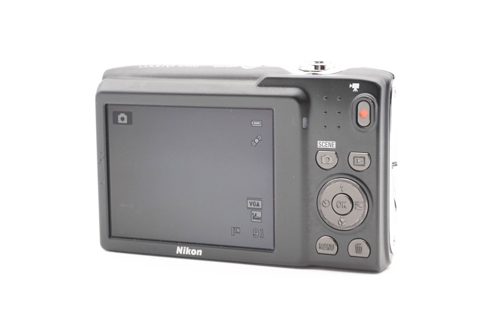 Nikon Coolpix S3100 Digitalkamera 14MP Kamera Silber Kompaktkamera - Refurbished