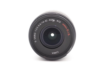 Panasonic Lumix G Vario 14-42mm 3.5-5.6 ASPH. Mega O.I.S. MFT – Refurbished