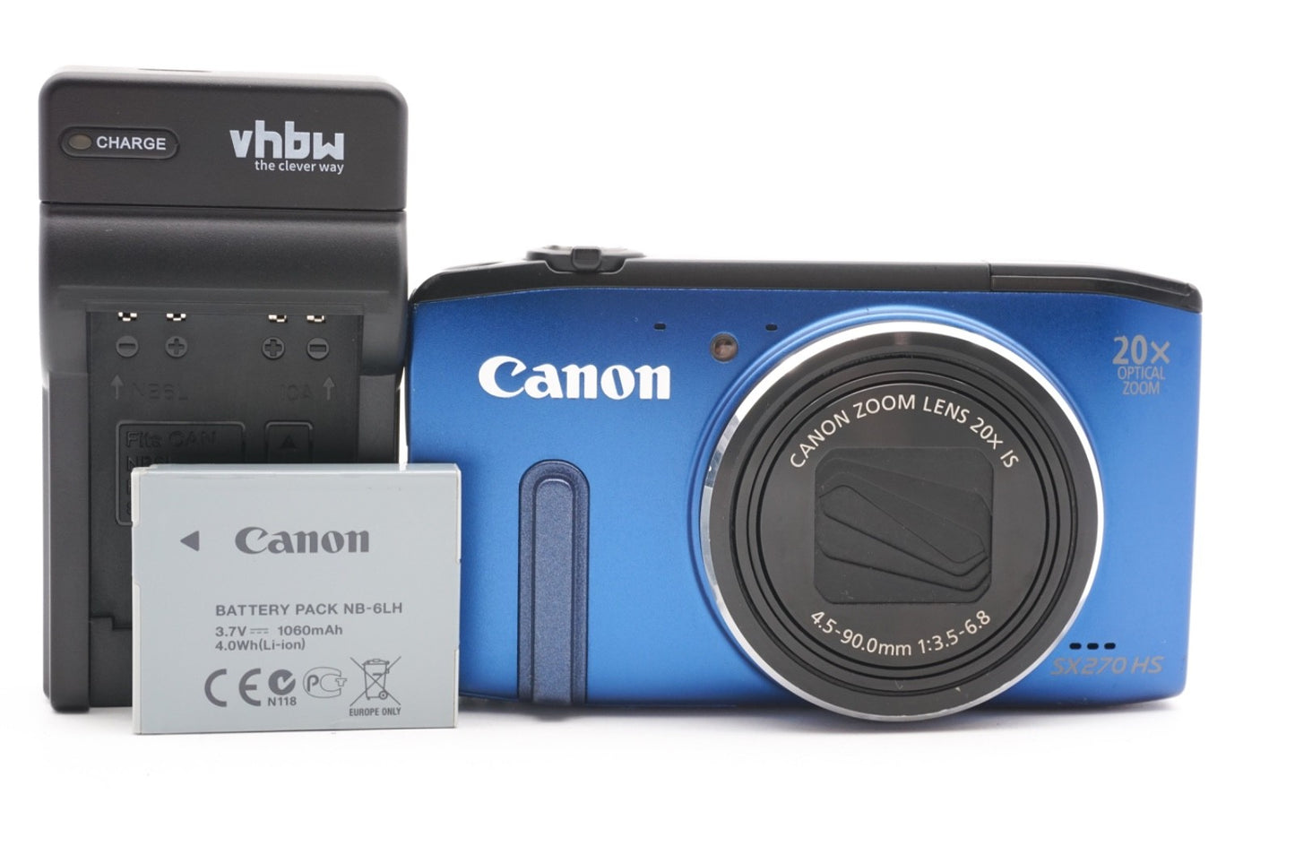 Canon PowerShot SX270 HS Kamera Digitalkamera Kompaktkamera Blau - Refurbished