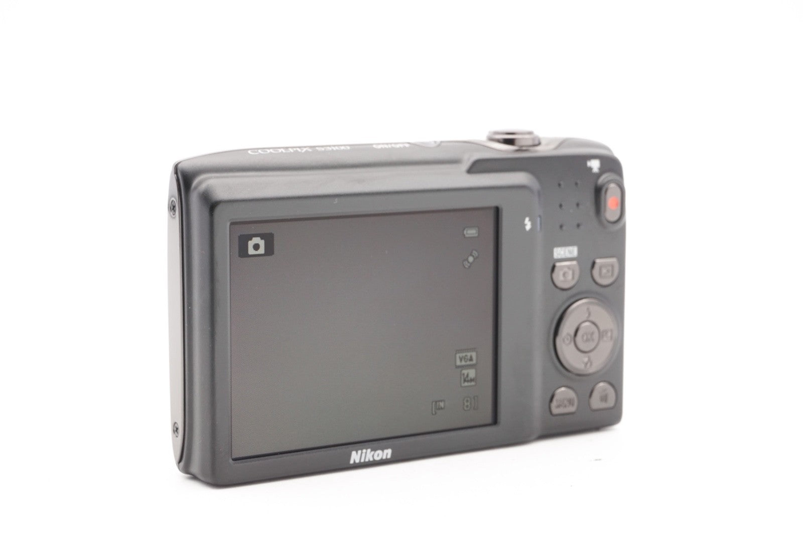 Nikon Coolpix S3100 Digitalkamera 14MP Kamera Schwarz Kompaktkamera Refurbished