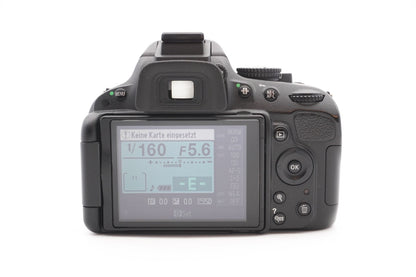 Nikon D5100 DSLR Digitalkamera Kamera Kit 18-55mm Objektiv – Refurbished