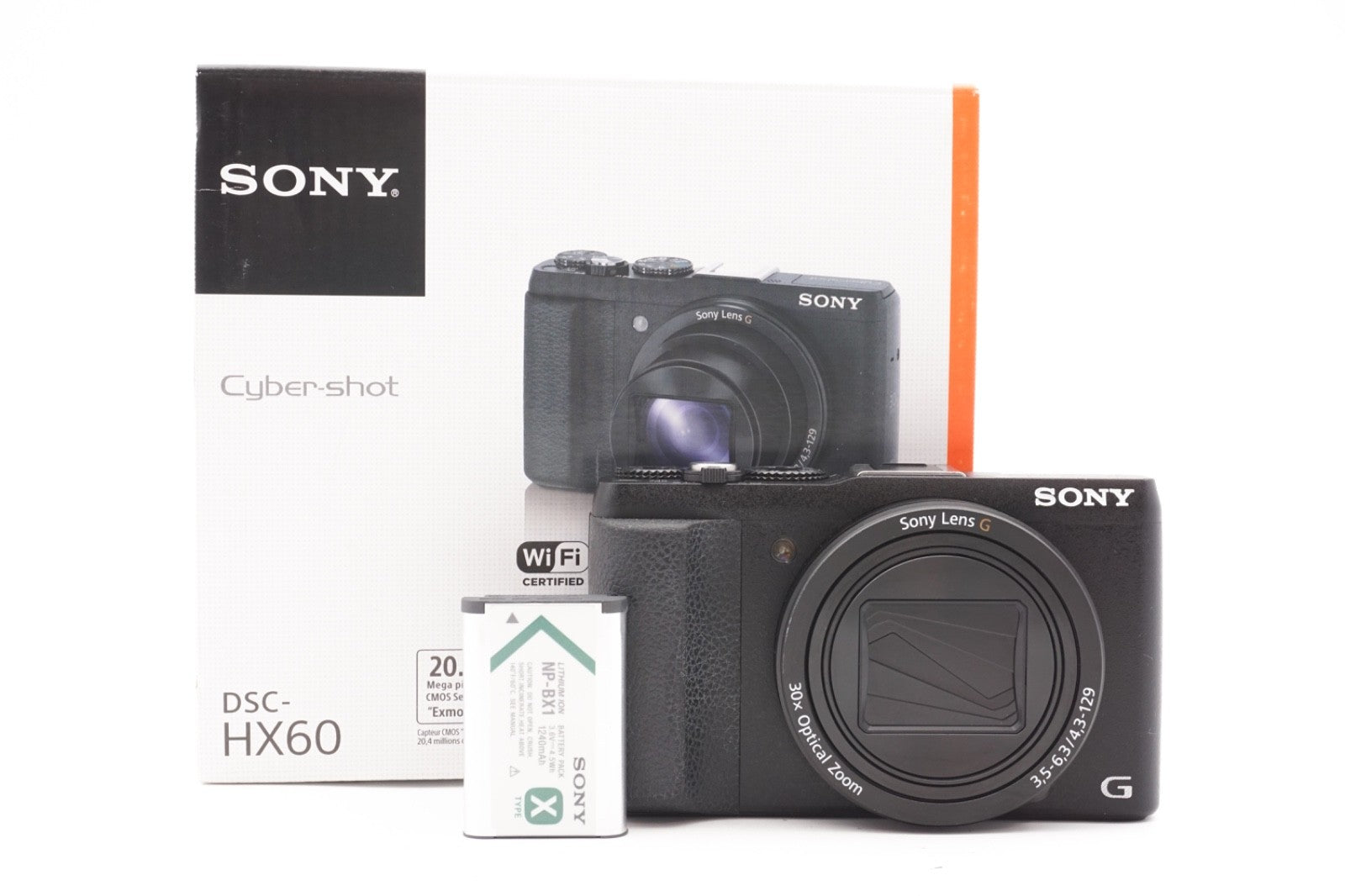 Sony CyberShot HX60 Digitalkamera Kamera Kompaktkamera 30x Zoom – Refurbished