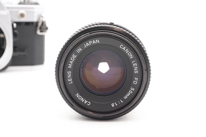 Canon AE-1 Kamera + 50mm Objektiv analoge Spiegelreflexkamera SLR - Gewartet