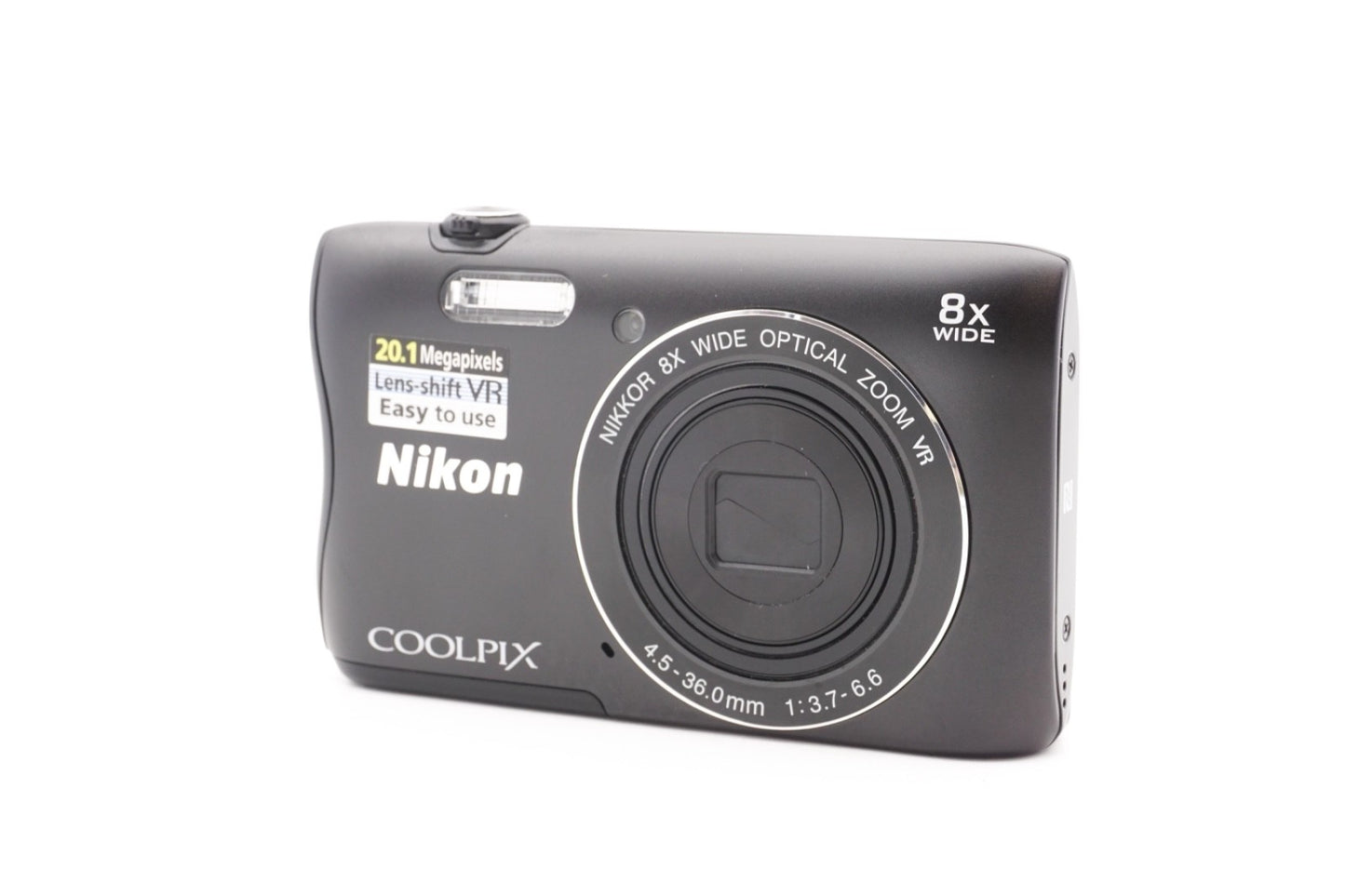 Nikon Coolpix S3700 Digitalkamera Kompaktkamera Kamera 8x Zoom – Refurbished