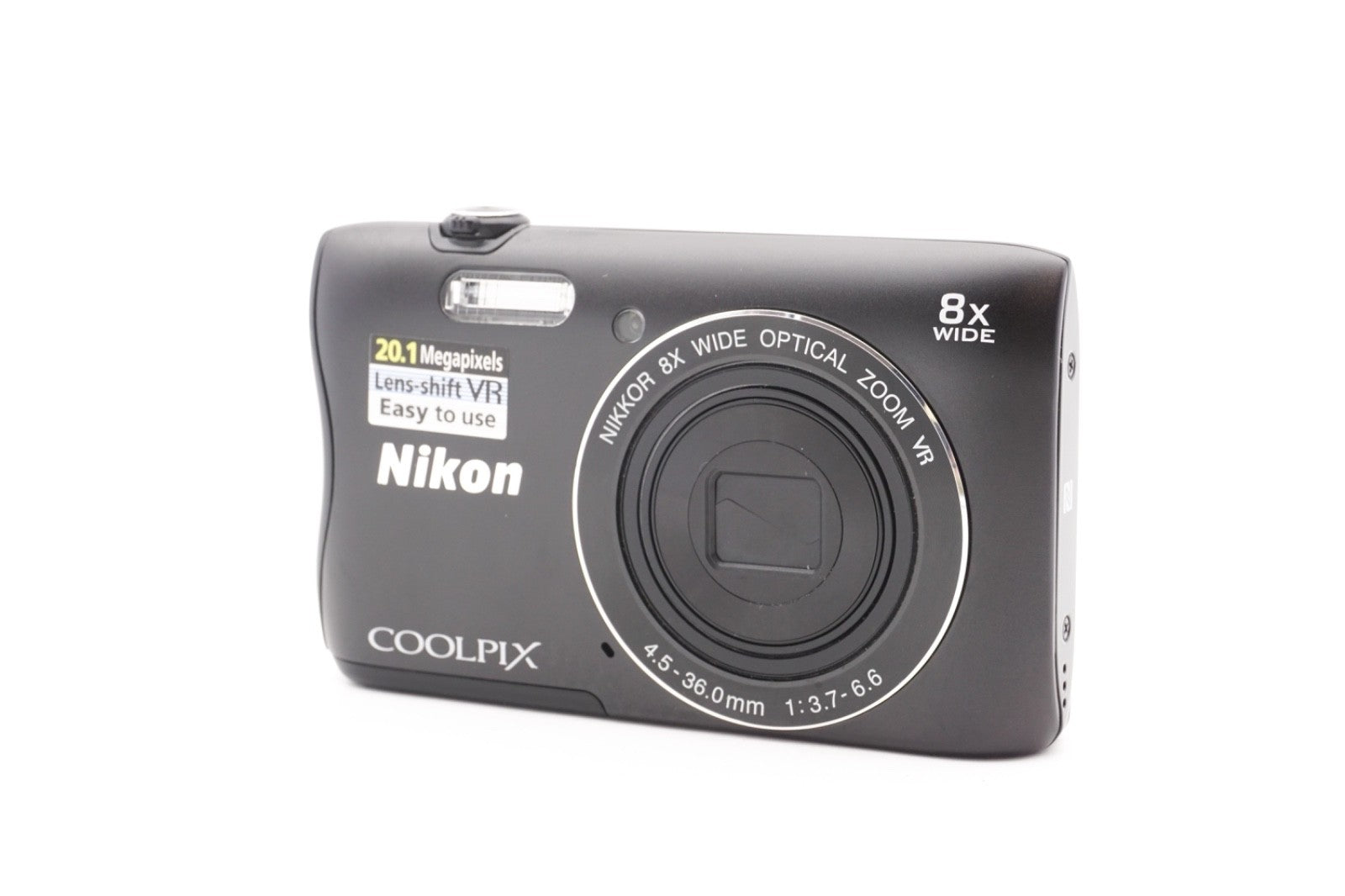 Nikon Coolpix S3700 Digitalkamera Kompaktkamera Kamera 8x Zoom – Refurbished