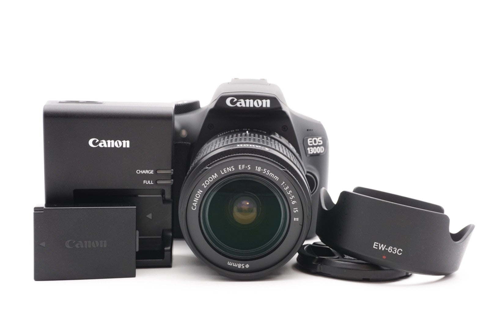 Canon EOS 1300D Digitalkamera DSLR Kamera + EF-S 18-55mm IS II Kit | Refurbished