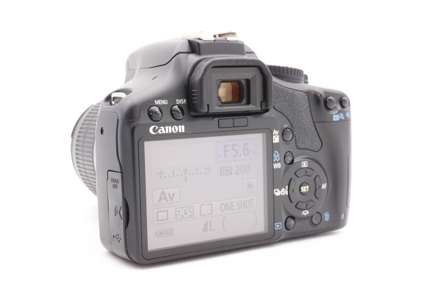 Canon EOS 450D DSLR Digitalkamera Kamera Kit EF-S 18-55mm Objektiv – Refurbished