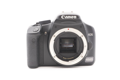 Canon EOS 450D DSLR Digitalkamera Kamera Kit 18-55mm IS Objektiv – Refurbished