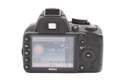 Nikon D3100 Digitalkamera Kamera DSLR + AF-S DX 18-55mm G VR Kit | Refurbished