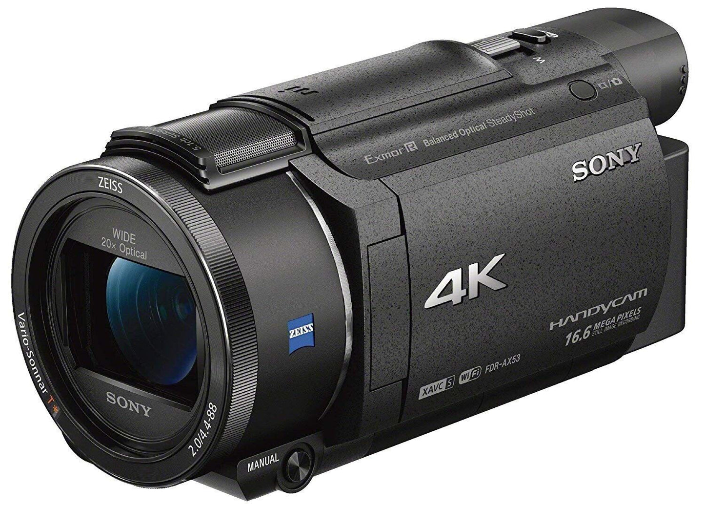 Sony FDR-AX53 4K Camcorder Videokamera Handycam 20x Zoom Stabi – Refurbished